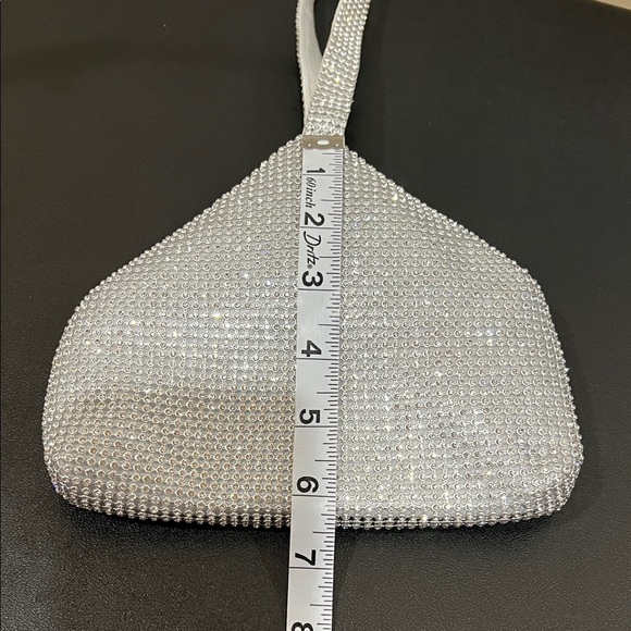 Starlet | Silver Rhinestone Mini Bag - Picture 13 of 13